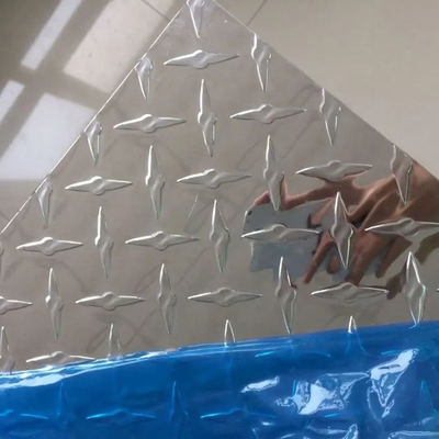 comprar 5052 H32 Antisilp Diamond Plate Patterned Alu Sheet de aluminio 1060 H24 Al Embossed online manufacture