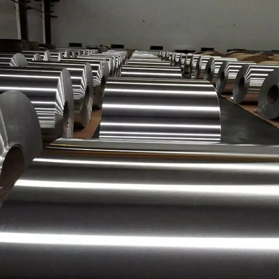 La película de alta resistencia del PVC de la bobina de acero de aluminio hidrofílica del color oro cubrió T3 6061 T6 2024