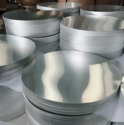1050 1060 1100 3003 1070 8011 Placa circular redonda de aluminio 0,15 mm-500 mm Personalizada para productos de cocina