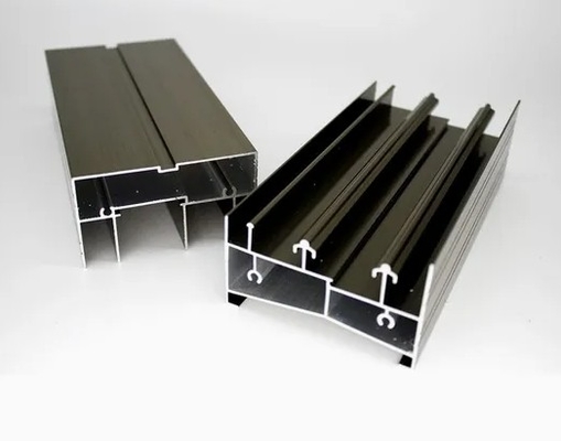 Profile de extrusión de aluminio espesor de pared 0,8-1,4 mm ventanas y puertas correderas